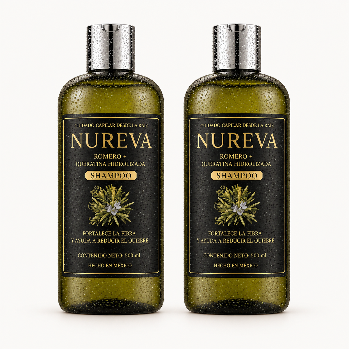 Nureva México - Pack de 2 shampoos de 500 ml